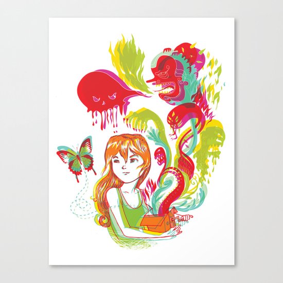 Pop Goes Disaster Canvas Print