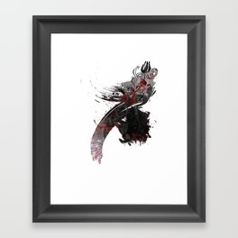 Flying Rose Framed Art Print