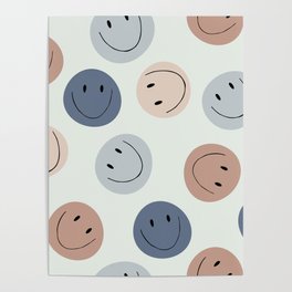 Smiley faces Poster