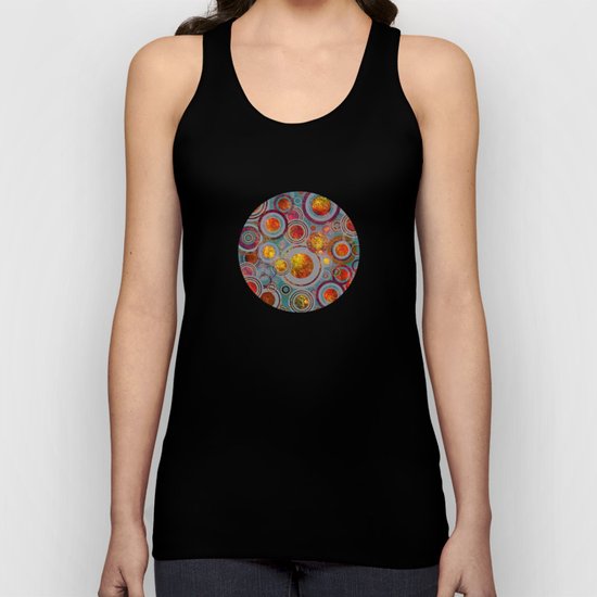 Full of Golden Dots Unisex Tank Top