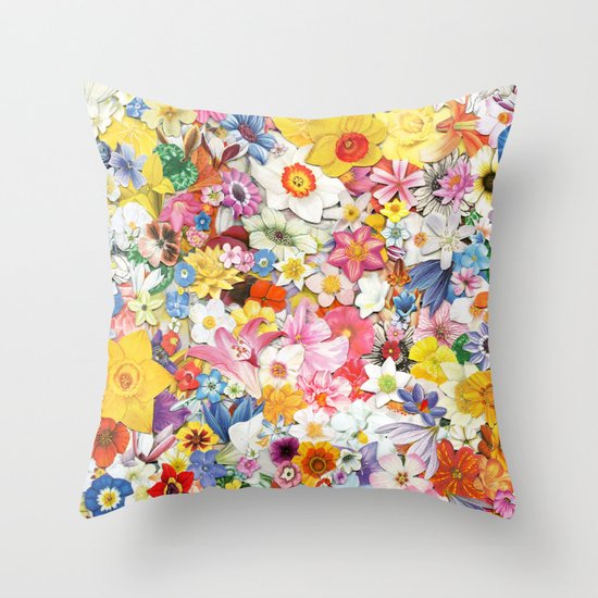 Flowers.2 Throw Pillow