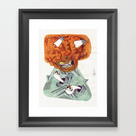 UNITED COLORS Framed Art Print