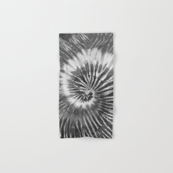 Tie-dye Gray Swirl Hand & Bath Towel