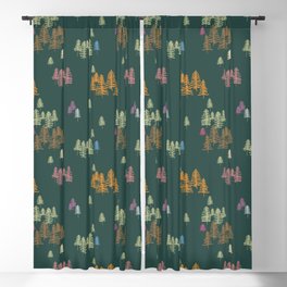 Colorful Forest Blackout Curtain