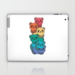 Rainbow Flag Gay Pride Lgbtq Panda Cute Animals Laptop Skin