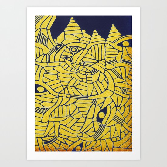 - mountainous - Art Print