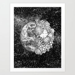 Earth Abloom Art Print