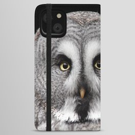 Great Grey Owls  iPhone Wallet Case