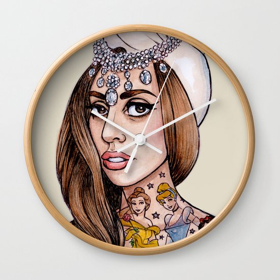 Princess High Wall Clock