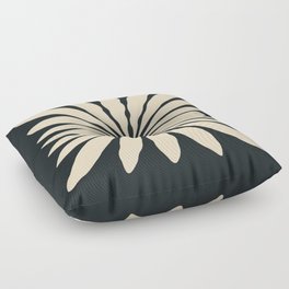 Star Leaf: Noir Floor Pillow