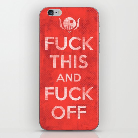Public Service Announcement iPhone & iPod Skin