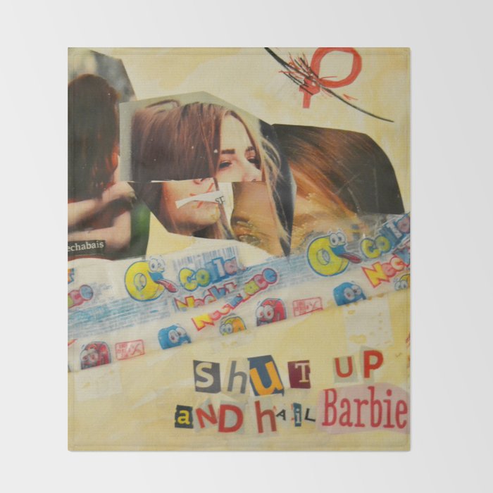 barbie throw blanket