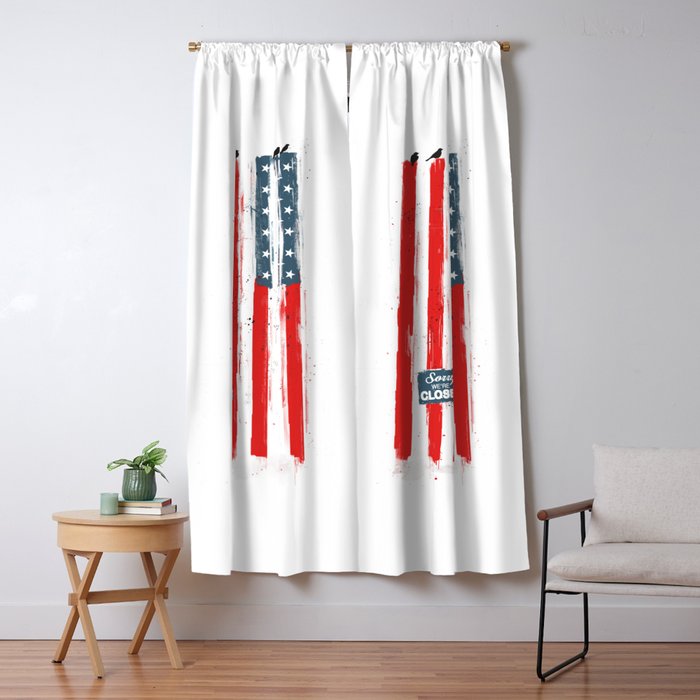 Sorry We Re Closed Blackout Curtain By Soltib Society6