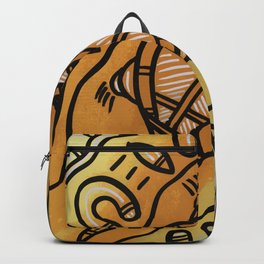 Authentic Aboriginal Art - Goanna Backpack