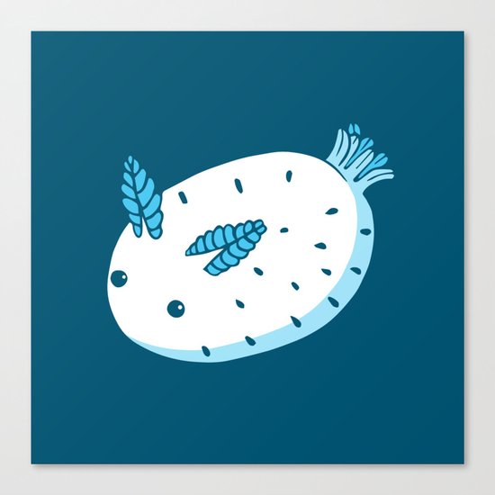 Sea Bunnies_Blue Canvas Print