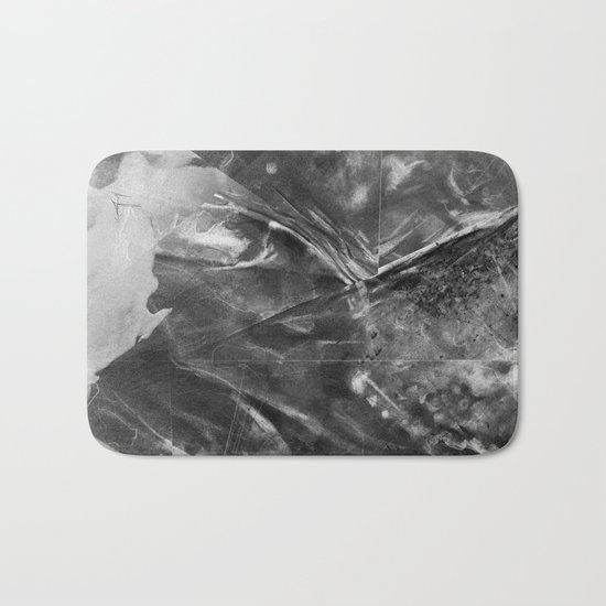 Black Crystal Bath Mat