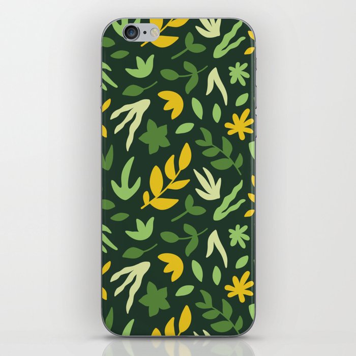 Green Forest Abstract iPhone Skin