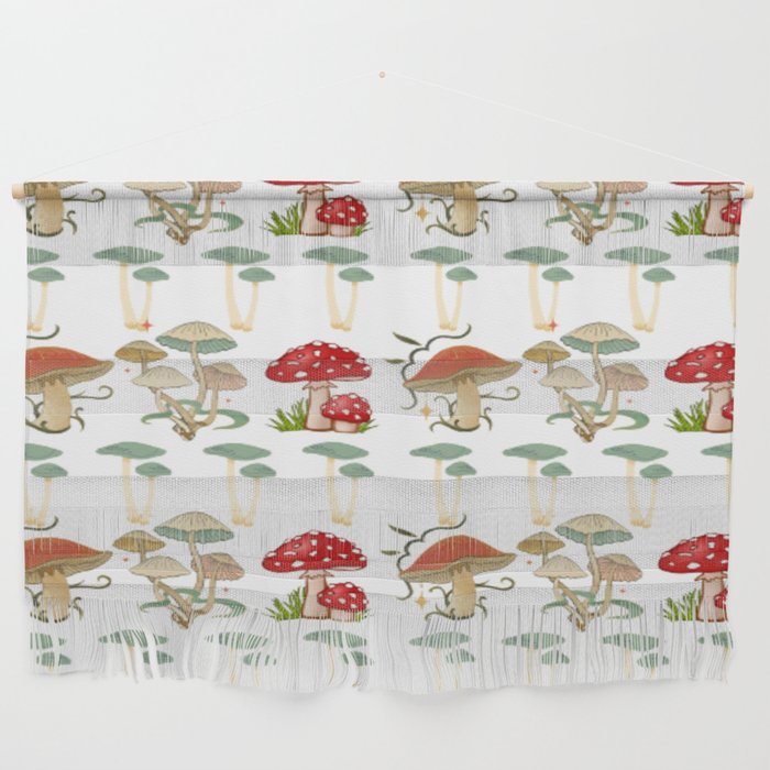 mushroom forest Wall Hanging