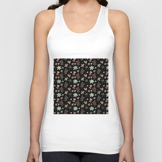 Colorful Lovely Pattern III Unisex Tank Top