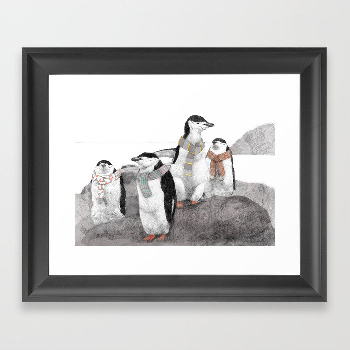 Penguins Framed Art Print