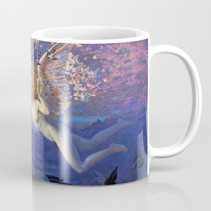 Wings of the Morning - Edward Robert Hughes Coffee Mug