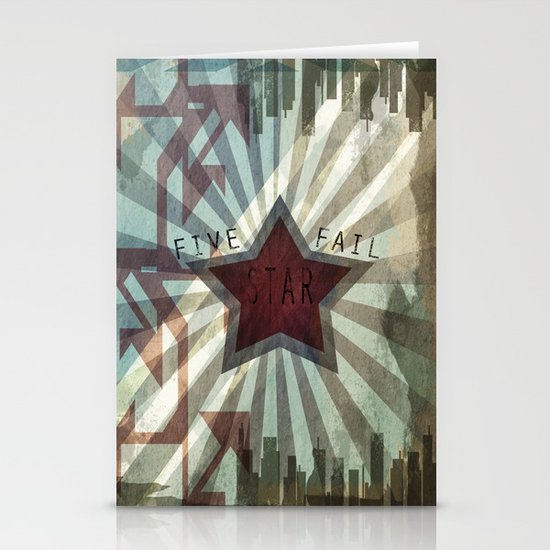 Five Star Fail. Stationery Cards