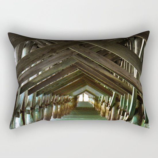 Under The Pier Rectangular Pillow