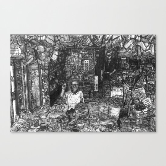Malaysian Mamak Bread Shop Kepala Batas Pulau Pinang Penang Malaysia Canvas Print By Nasirnadzir Society6