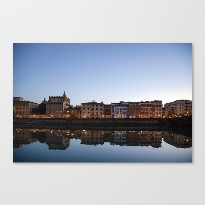 Arno at Dusk II  |  Travel Photography Canvas Print