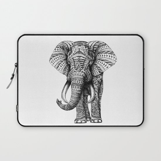 Ornate Elephant Laptop Sleeve