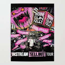 mainstream sellout machine gun tour kelly 2022 Poster