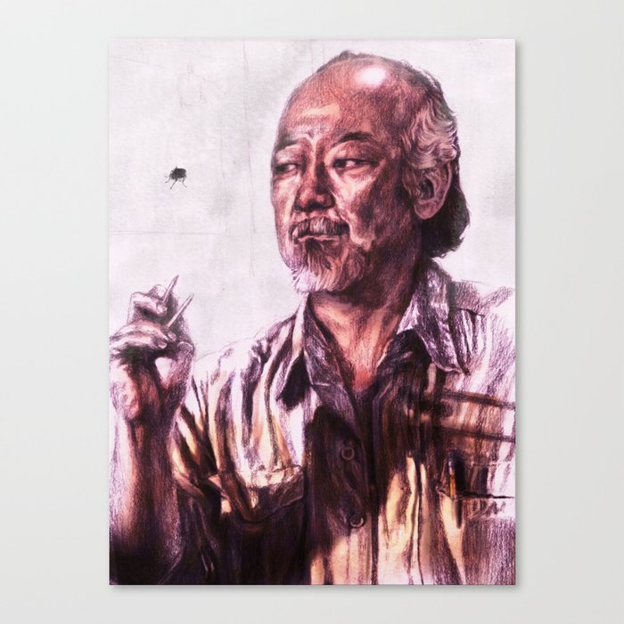 Mr Miyagi From Karate Kid Canvas Print By Aaronbir Society6