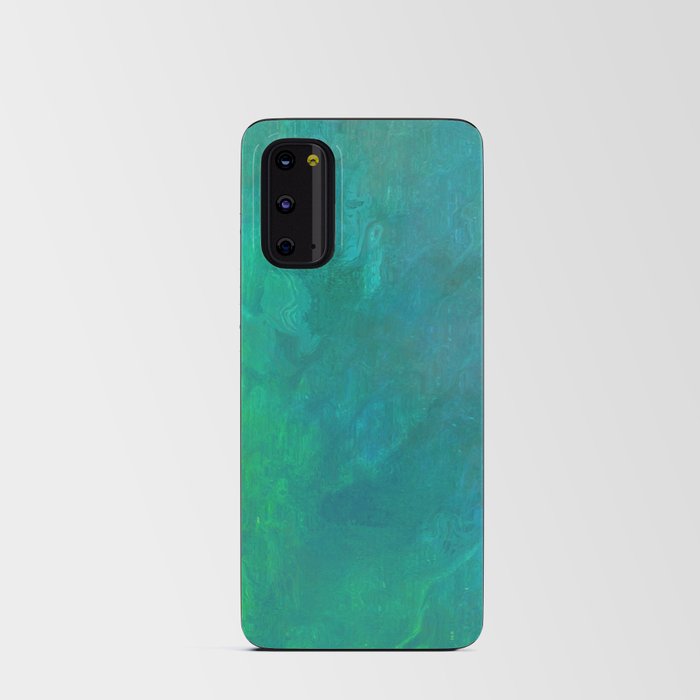 Turquoise blue and green Android Card Case