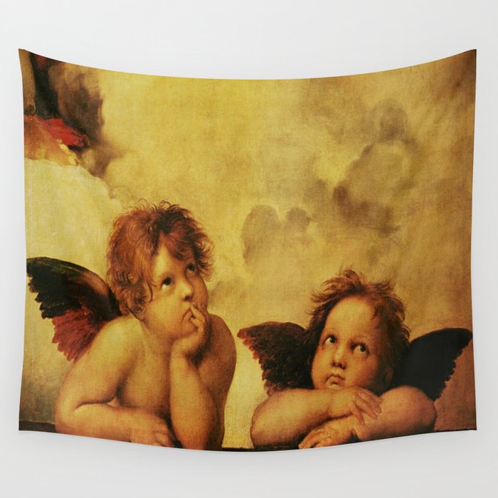 Cherub tapestry sales