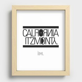 It'sMonty California Recessed Framed Print