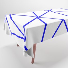 ABSTRACT DESIGN (BLUE-WHITE) Tablecloth