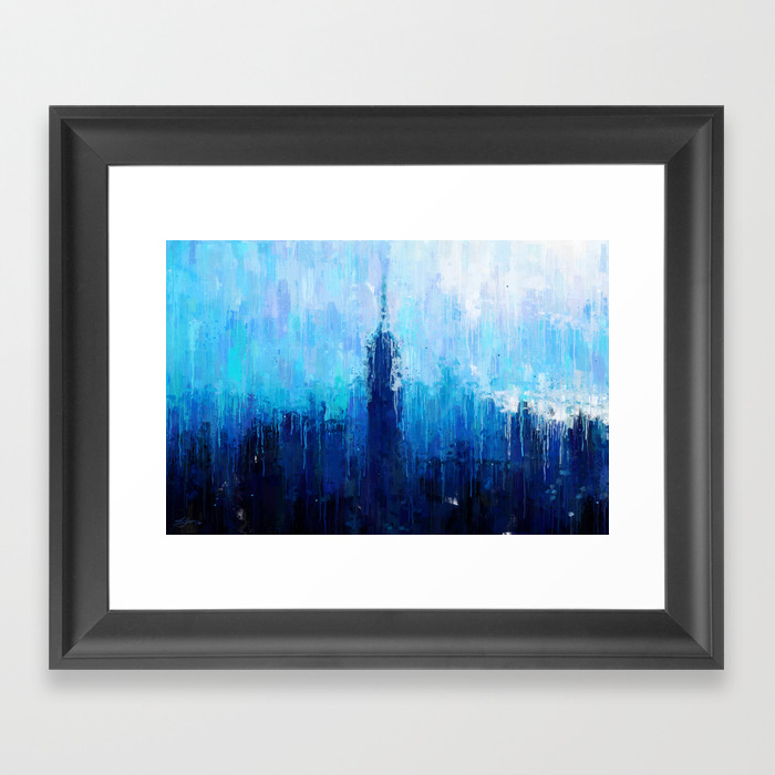 Empire State Building New York City Cityscape Wall Art Poster