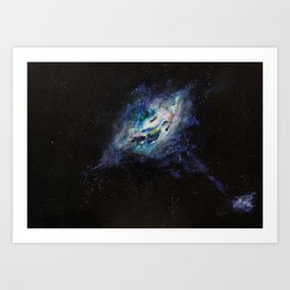 Galaxy Art Print | Nature, Pop Surrealism, Painting, Space 