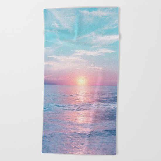 Pastel vibes 13 Beach Towel
