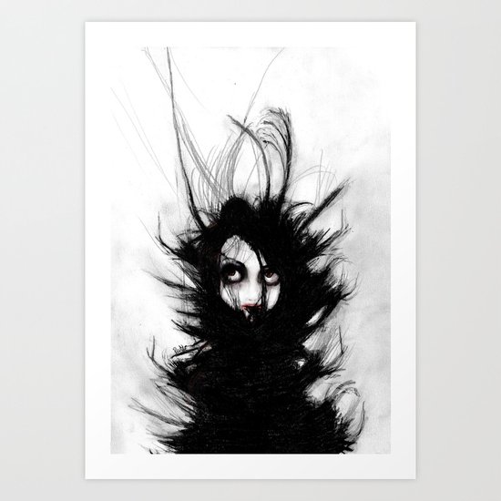 Coiling and Wrestling. Dreaming of You Art Print