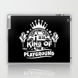 King Of The Playground Cute Children Quote Laptop Skin