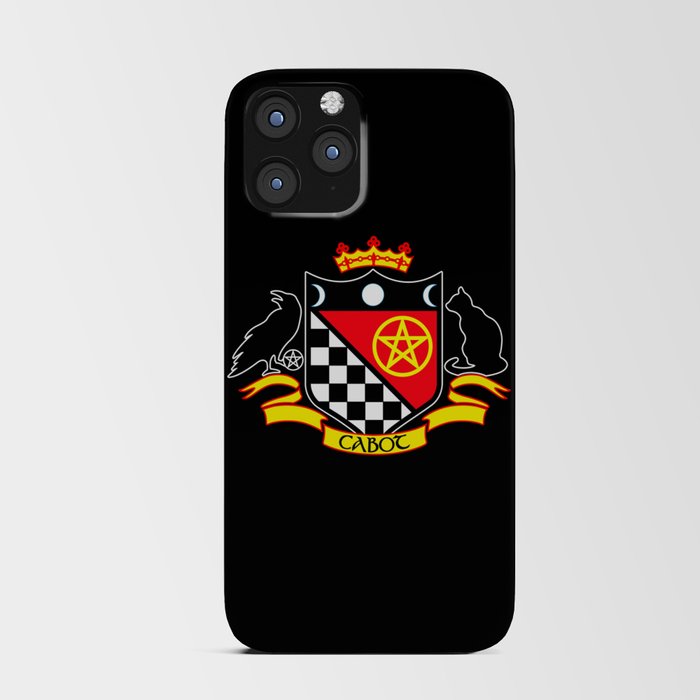 Cabot Tradition Crest (black) iPhone Card Case