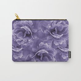 Ultra Violet Peony Flower Bouquet #1 #floral #decor #art #society6 Carry-All Pouch