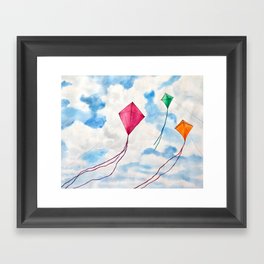 Kites Framed Art Print