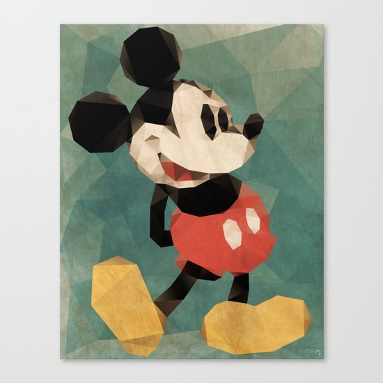 Mr. Mickey Mouse Canvas Print