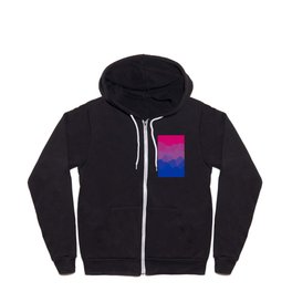 Bi Poly Flag Zip Hoodie