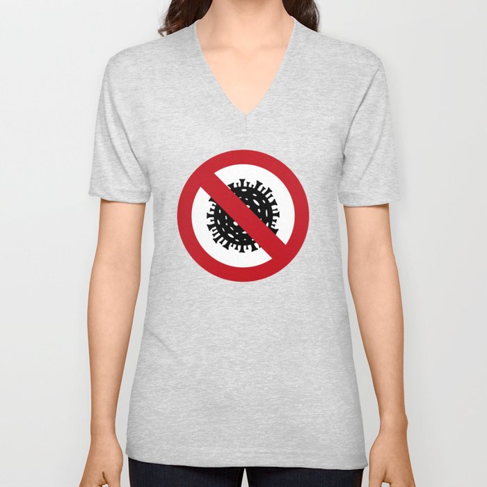 Virus. V Neck T Shirt