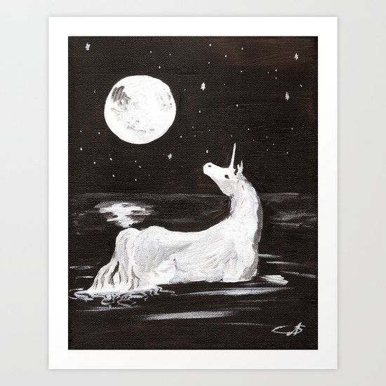 The Last Unicorn Art Print