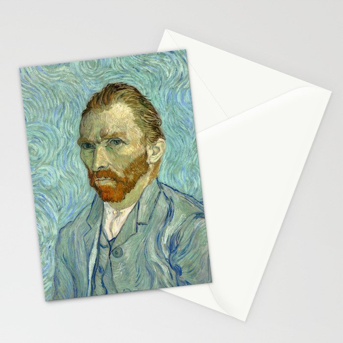 Vincent Van Gogh Self Portrait Stationery Cards By Lifetree