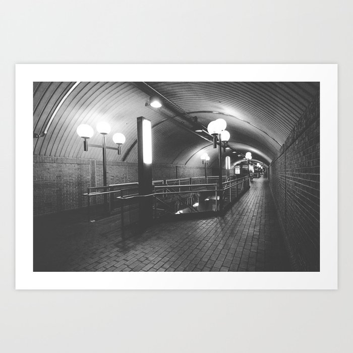 Montreal Subway Metro De Montreal Snowdon Art Print By Simonsaroche Society6